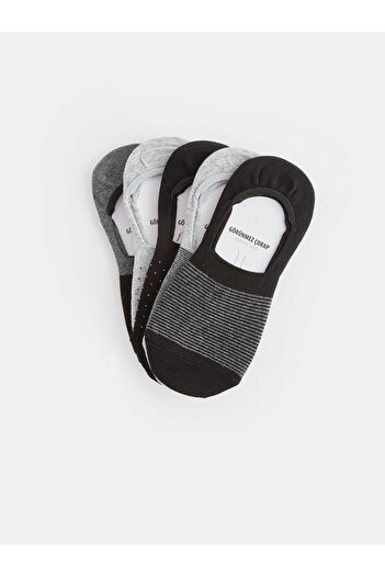 LC Waikiki Lcw Accessories Mixed Patterned Men's Ballerina Socks 5-Pack