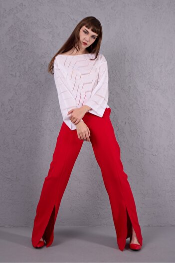 Su Moda Women's Clothing Sweater Mercerized Boat Neck Long-Sleeved Sweater
