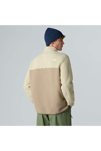 THE NORTH FACE Yumiori Men's Beige Fleece Sweatshirt (Nf0A883Seoz1)