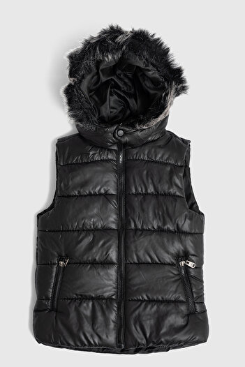Go Veform Men's Hooded Vest with Fiber Filling Inside