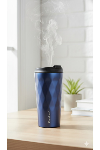 Cooker 350 ml Stainless Steel Thermos Cup - Travel Thermos - for Coffee & Tea