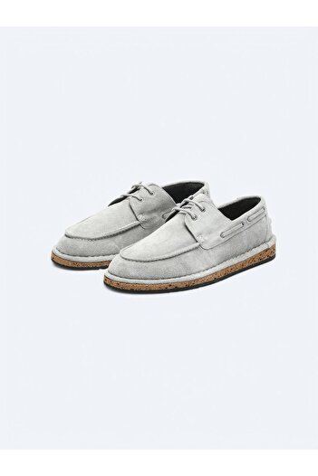 Kip Світло-сірі замшеві туфлі в стилі smart casual