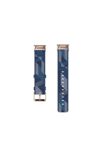 Edman replacement strap for Fitbit Charge 3 / 4 / 3 SE, textile material, Blue