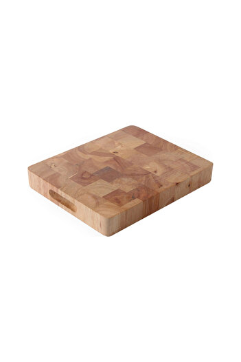 HENDI Rubber Wood Cutting Board GN1/2, 265x325x(H)45 mm