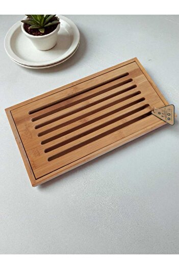 Hureggo Concept Bamboo Gridded Bread Cutting Board & 36.5 X 20 cm
