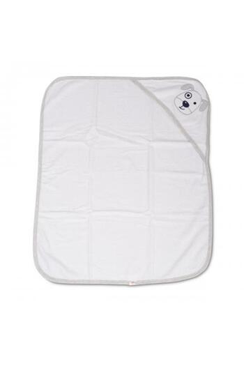 Cangaroo Cotton hooded bath towel 90x70 cm Baloo Grey