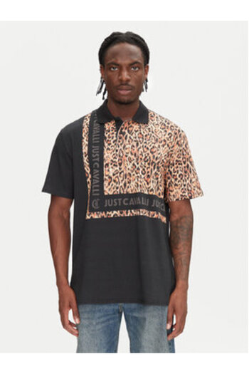 Just Cavalli Men's Polo 78OAGE15 CJ116 Multicolor