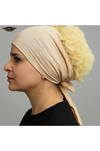 ALADİYAR Ruffled Bonnet