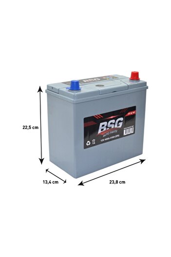 BSG Akü 12V 45Ah 430 Cca Ters