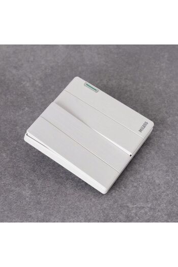 Danube Home Milano 10A 4G 1W Switch – Electrical Wall Switch for Home, Office & Hotel, White Finish