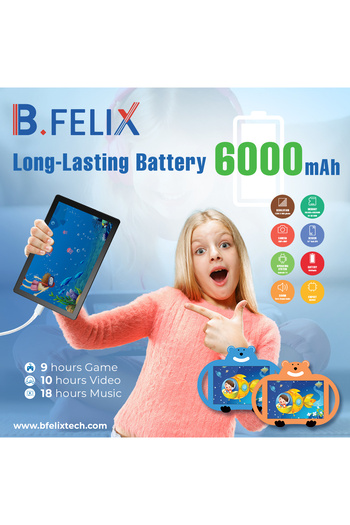 FELIX B-Felix Kids Tablet BF1001 10 Inch WI-FI 4GB+64GB Blue + Black