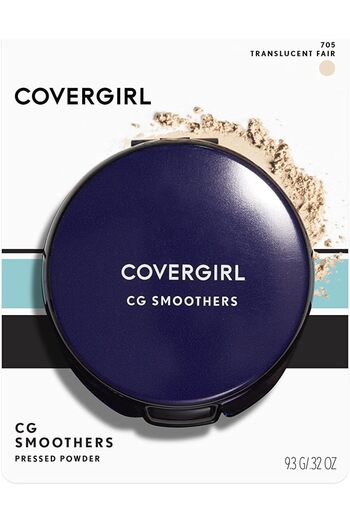 covergirl Smoothers Pressed Powder – 705 Translucent Fair, Lightweight Finish for Women, 0.32 oz
