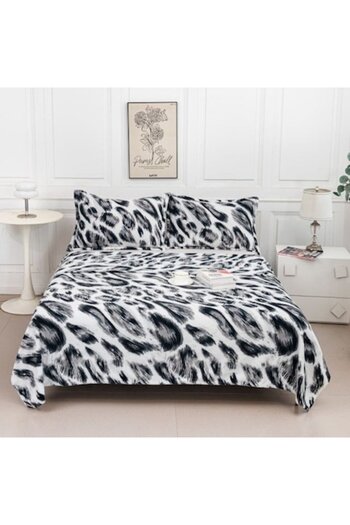 Casa de Vis Cocolino Blanket, Online, Double Bed, Gray, 200 x 220 cm, 2 Pillowcases