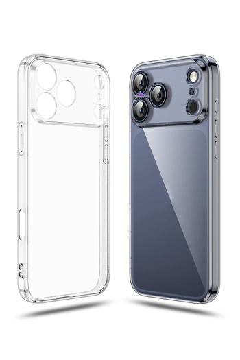Dexmon iPhone 17 Pro Max Compatible Camera Protected Transparent Flexible Silicone Case