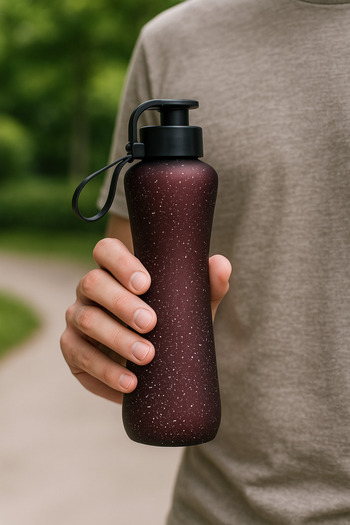 Blissra Glass Water Bottle 750 ml – Stainless Premium Lid Flask