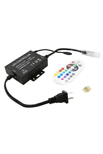 Generic 3-Piece LED Strip Controller Adapter Set Multicolour