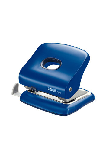 Rapid Perforator din plastic FC30, 30 de coli, cutie albastră