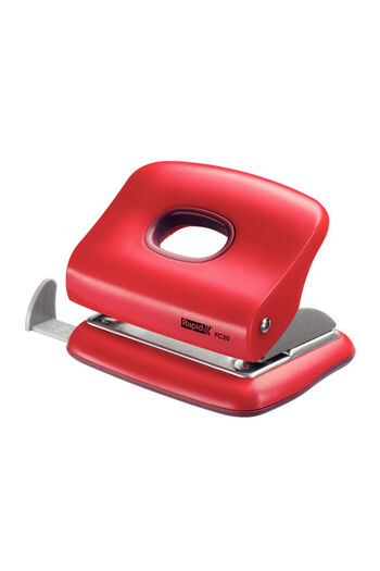 Rapid FC20 plastic hole punch 20 sheets red box