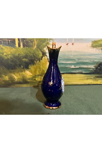 tayfuntufan antika koleksiyon Limoges Porcelain Vase 14 cm Tall