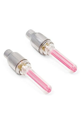 SHOPIENS Set 2 red LED lights for bicycle wheels, sun and high temperature resistant