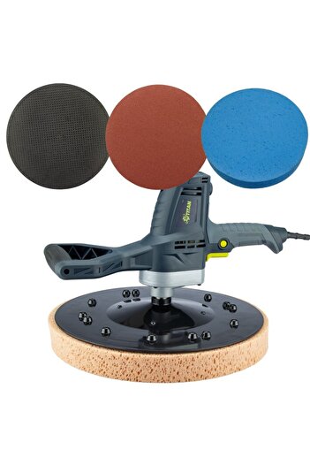 Titan Electric trowel for finishing walls, included pads, 750W, 100rpm, CSM375.2B