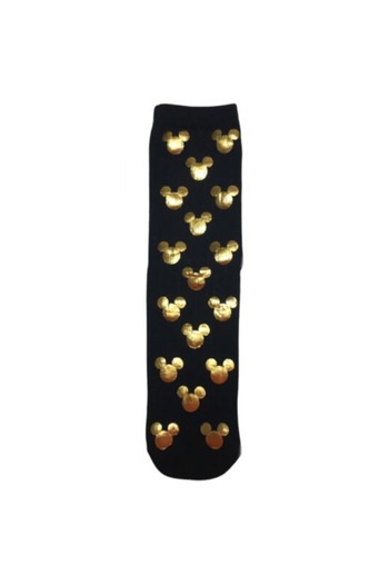 Mickey Mouse Sosete negre cu auriu Mickey Mouse, marime 31/34