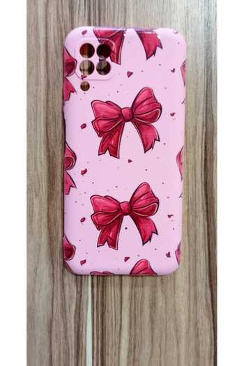 Newon Huawei P40 Lite Ribbon Printed Velvet Phone Case