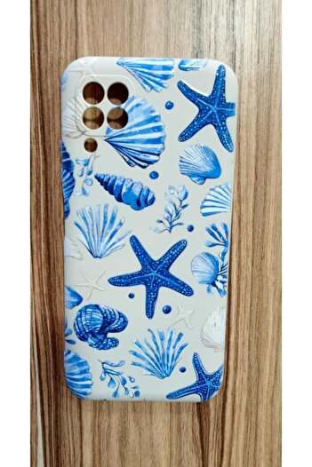 Newon Huawei P40 Lite Ocean Sea Shell Pattern Printed Inside Velvet Phone Case