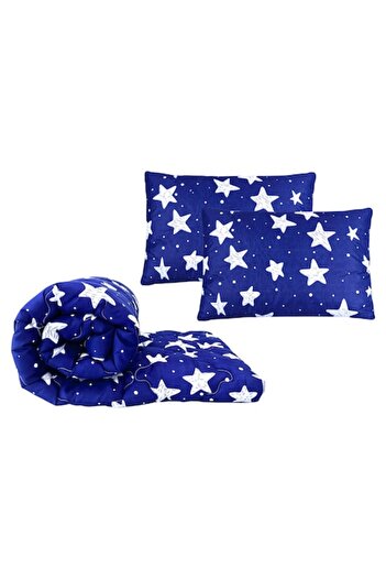 Somnart Set Quilted Duvet for Two 200x220 cm and 2 Pillows 50x70 cm Galaxy