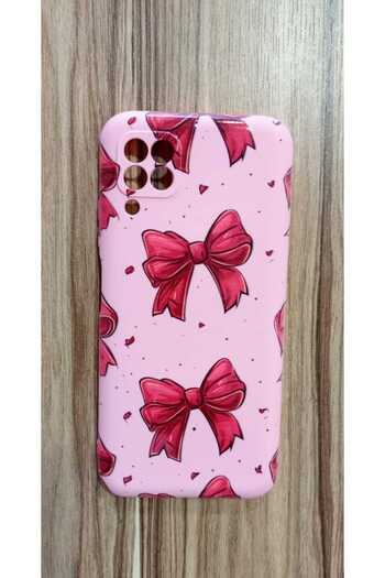 Newon Huawei P40 Lite Ribbon Printed Velvet Phone Case