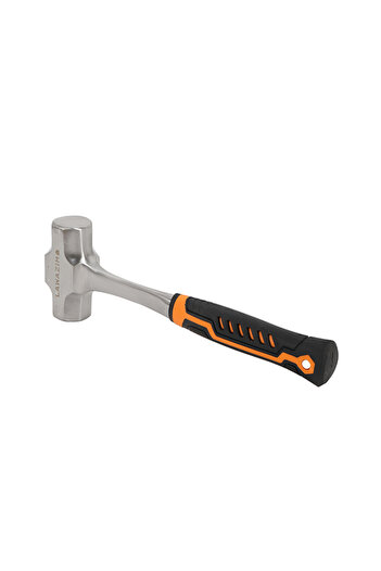 Lawazim Hammer 1kg Orange - Heavy Duty Shock Absorbing Handle for Metalworking and Construction