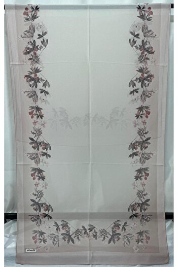 Shawl Passion Flower Pattern Cotton Poly Pink Shawl