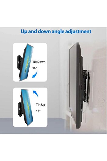 Microdigit TV Wall Mount - Durable Metal TV Wall Mount with Tilt for 26-55 Inch Screens