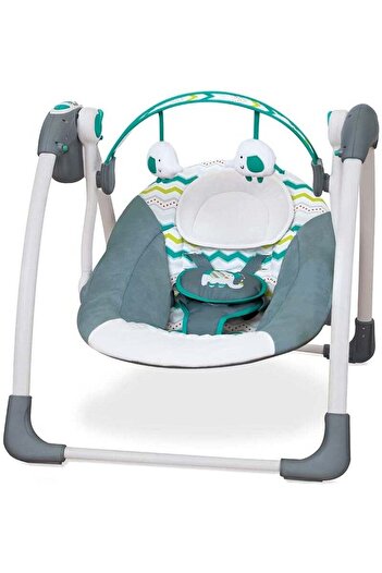 fulina Deluxe Portable Baby Swing,Automatic With Music,Toy,5-Point Safety Belt,for Newborn To Toddler