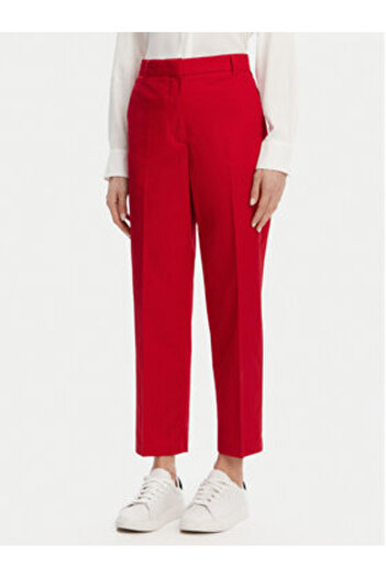 Tommy Hilfiger Women's Chinos WW0WW40504 Red
