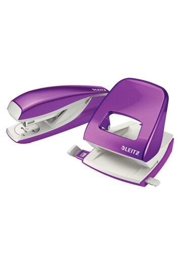 Leitz Metal punch Nexxt Series WOW 5008 30 sheets metallic purple