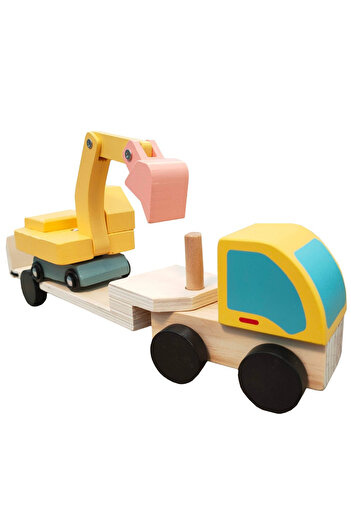 Ludinoo Wooden Truck – Mobile Arm Excavator