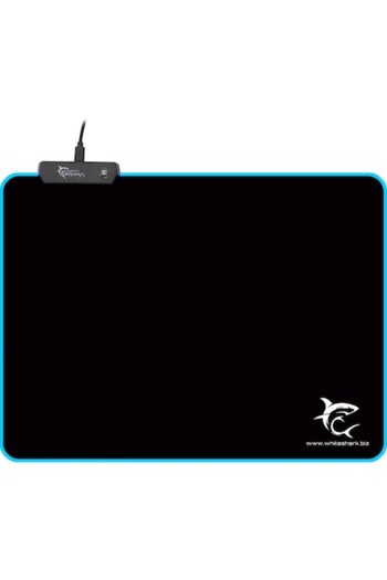 white shark Mousepad LUMINOUS-L, LED Edges