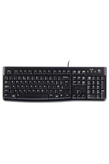 logitech Keyboard K120 USB Layout US Black