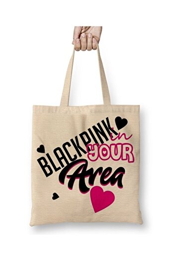 Toyaso Blackpink Tote Bag Long Handle Shopping Bag Beach Bag