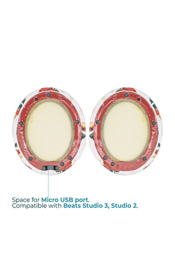 PadForce Earpads Cushion for Beats Studio 3, Studio 2.0 wired/Wireless, Limited Edition, Over-Ear - White F