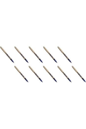 Zebra Technologies Zebra Pen Zeb-Roller Ax7 Rollerball Gel Pen, Medium Point, 0.7mm, Blue Ink, Arrow Tip, 10-Pack