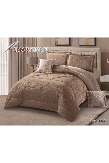 Moon Elegant and classy 6-piece winter fur bedspread