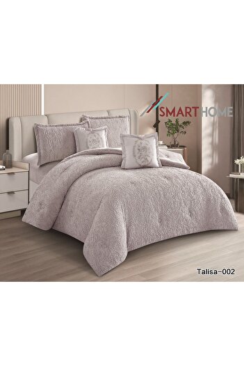 Moon Elegant and classy 6-piece winter fur bedspread