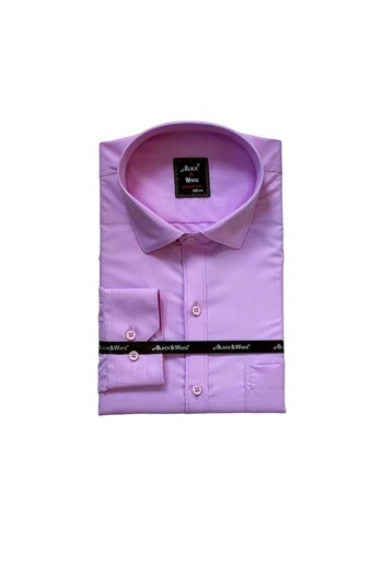 iza Men’s Purple Slim Fit Fine Cotton Shirt
