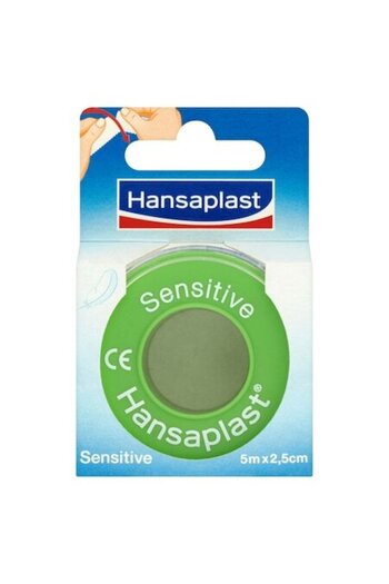 Hansaplast Sensitive Adhesive Bandage, 5m x 2.5cm