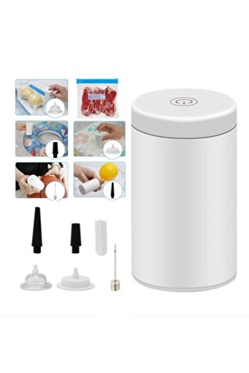 round Vacuum pump + inflator 2in1