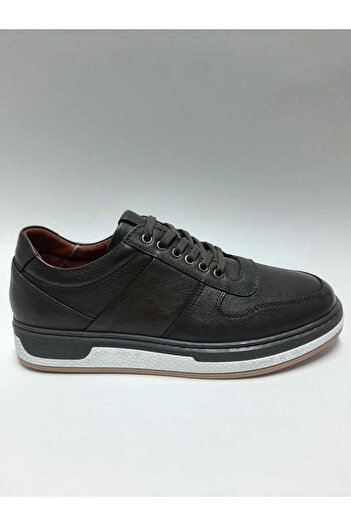 marutti Genuine Leather Lace-Up Comfortable Brown Winter Men's Shoes