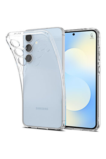 Coolacs For Samsung Galaxy S25 Fe Compatible Case Flexible Silicone Phone Case and Tempered Glass Screen Protector
