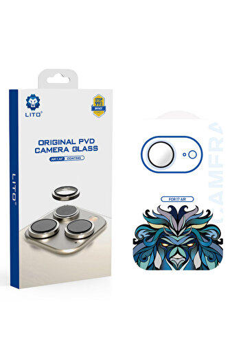 Lito iPhone 17 Air Titanium AR Camera Glass, blue